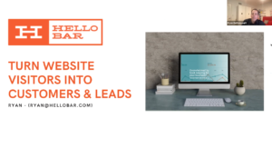Hello Bar Targeted Popups | Product Session